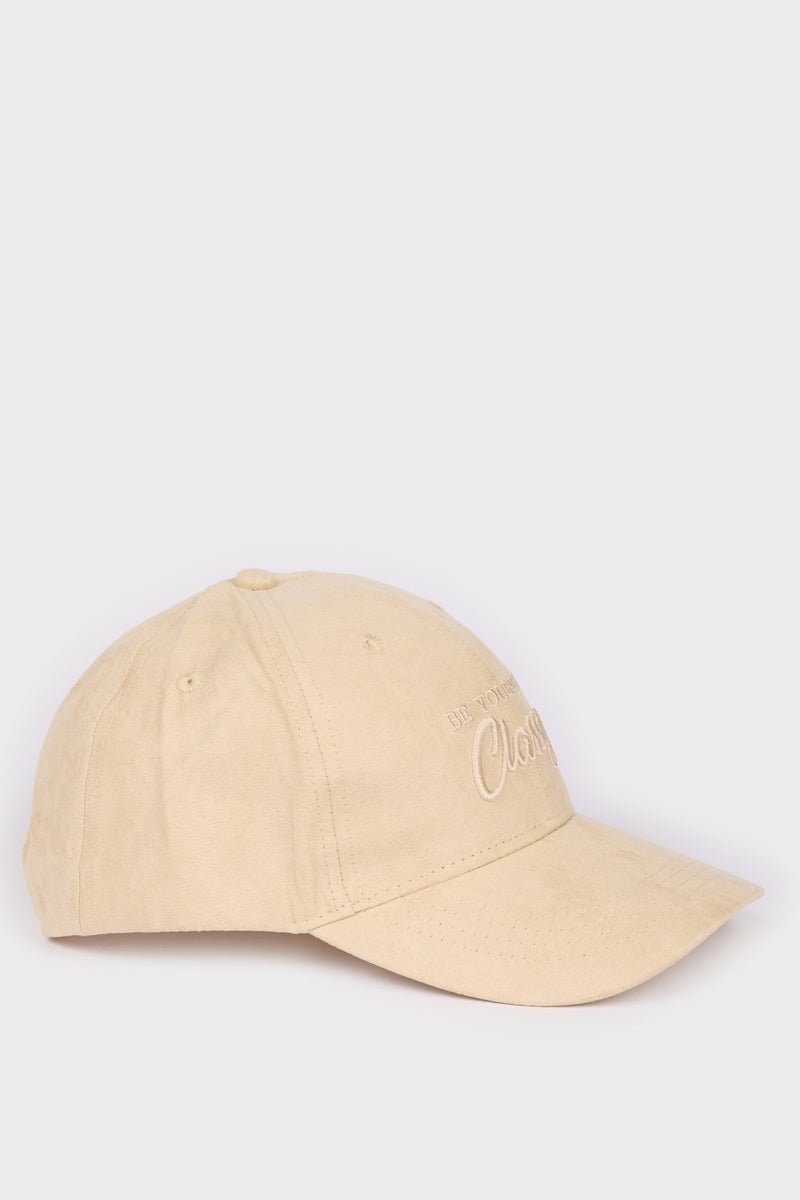 DeFacto Beige Man Man Suede Cap Casual - Image 2